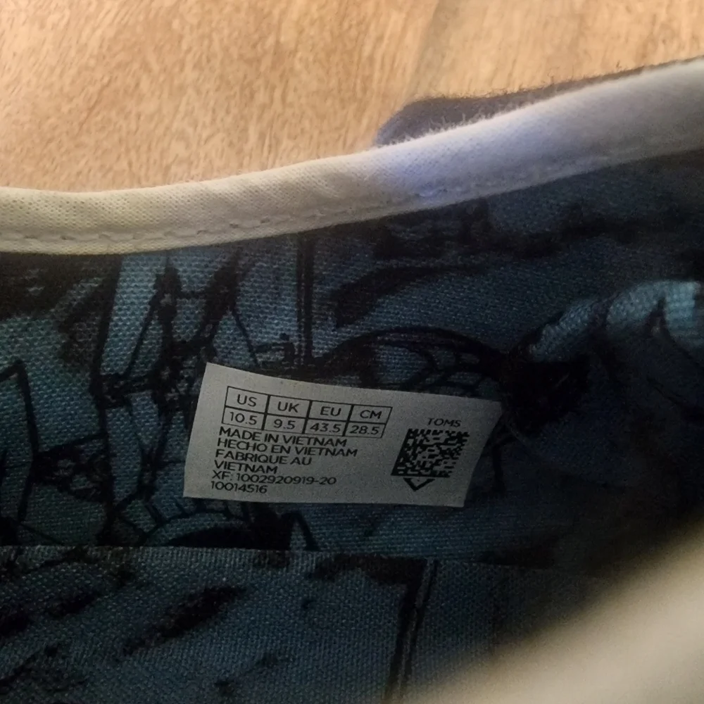 Toms x Star Wars Canvas Character Sketch Trvl Lite Low Top Sneakers Mens 10.5